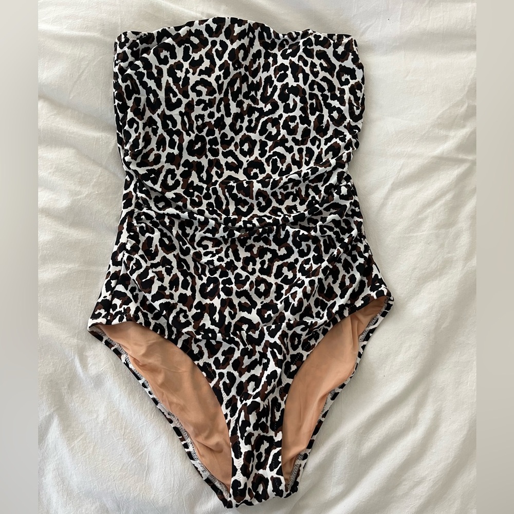 Strapless J Crew bathing suit